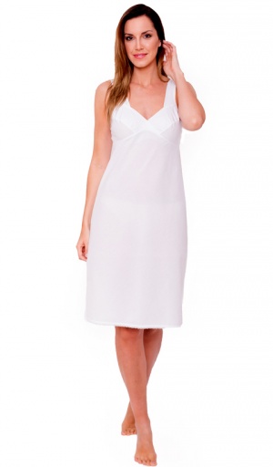 JD Collection 100% Cotton Full Slip With Wide Straps